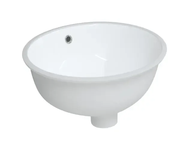 Ultima Occasione vidaXL lavabo de baño ovalado cerámica blanco 38,5×33,5×19 cm | Brico Depôt