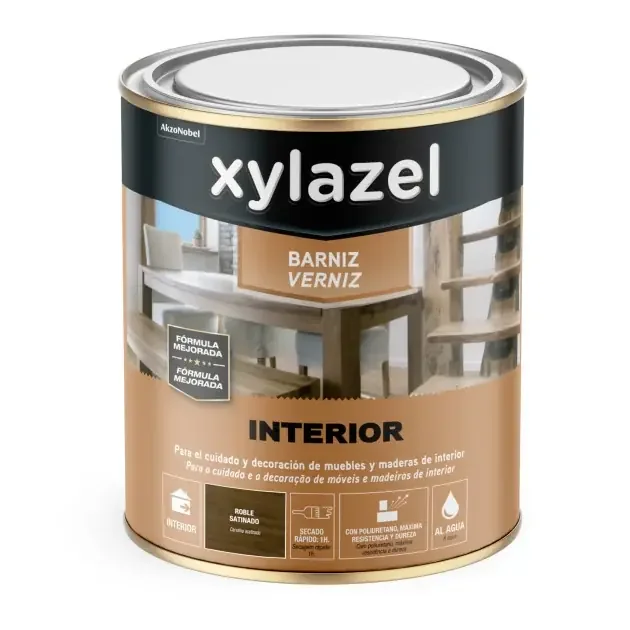 Ultime Pezzi Barniz agua satinado roble 750 ml Xylazel | Brico Depôt