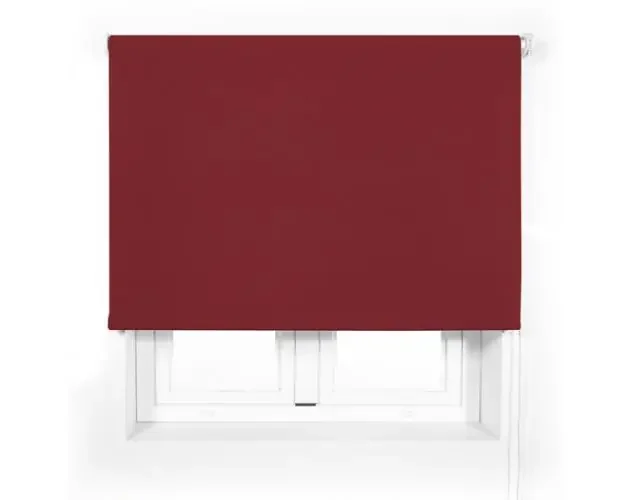 Ultime Pezzi Estor translúcido premium a medida 150×165 rojo oscuro | Brico Depôt