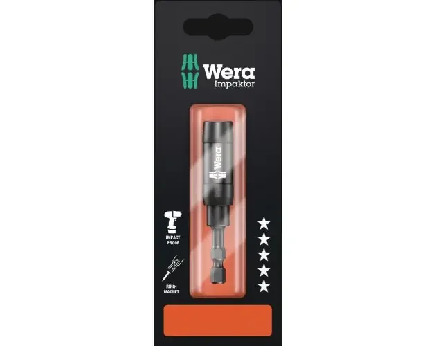 Ultime Pezzi Porta-puntas imp. Con anillo de retención e imán 897/4 imp r sb wera | Brico Depôt