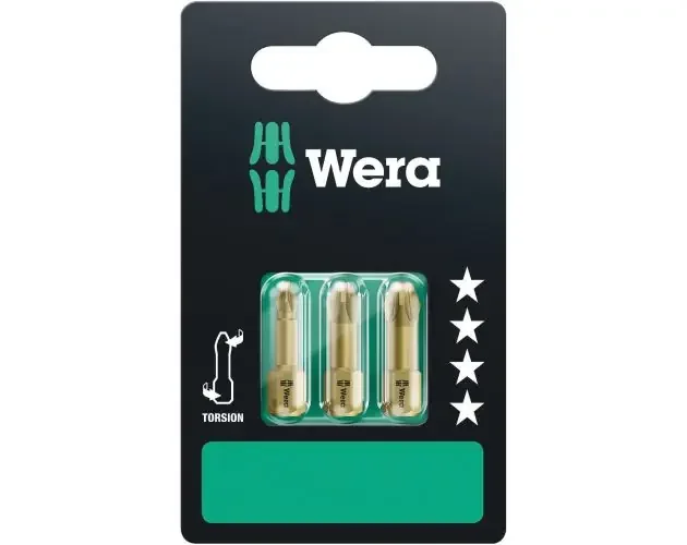 Ultime Pezzi Punta pozidriv, zona de torsion 855/1 th pz 1 – 3 set sb wera 05073373001 | Brico Depôt
