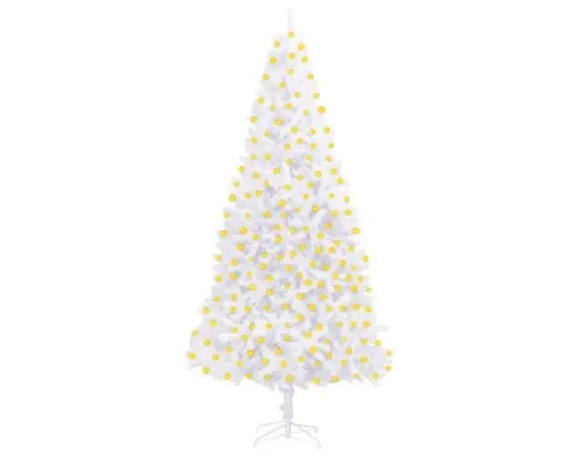Ultime Pezzi vidaXL árbol de navidad artificial preiluminado con luces blanco 300cm | Brico Depôt