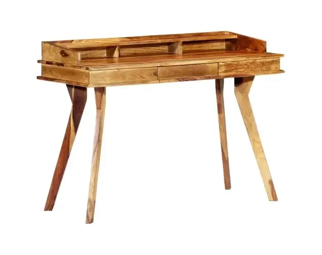 Ultime Pezzi vidaXL escritorio de madera maciza de acacia 115x50x85 cm | Brico Depôt