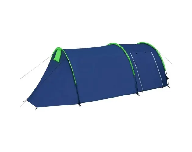 Ultime Pezzi vidaXL tienda de campaña 4 personas azul marino/verde | Brico Depôt