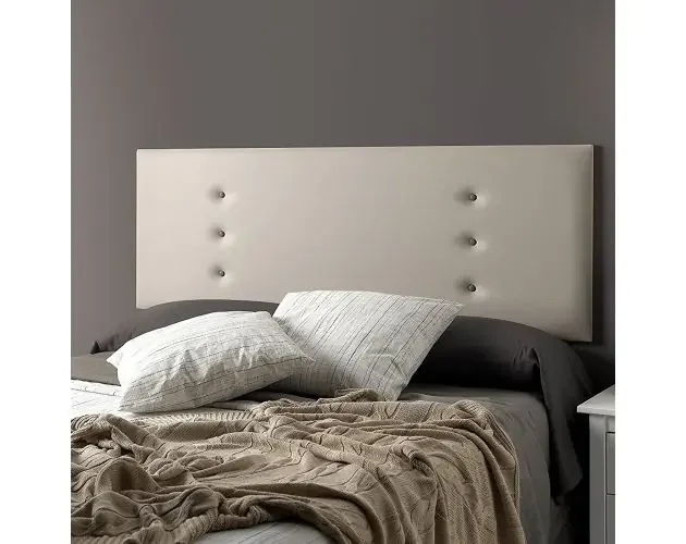 Ultimissimo Modello Cabecero tapizado ibiza taupe 160 x 55 x 3 cm | Brico Depôt