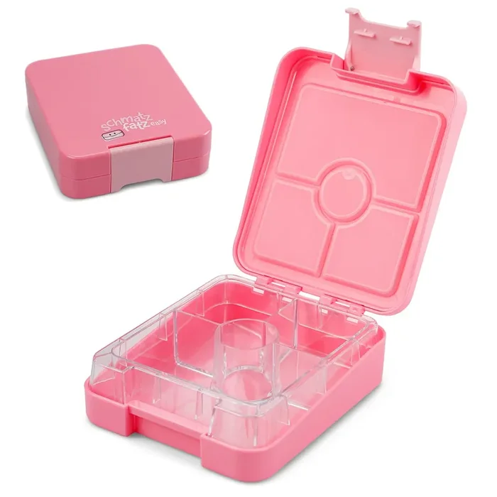 Ultimissimo Modello Fiambrera junior 4 compartimentos schmatzfatz 18 x 15 x 5 cm Rosa Caramelo