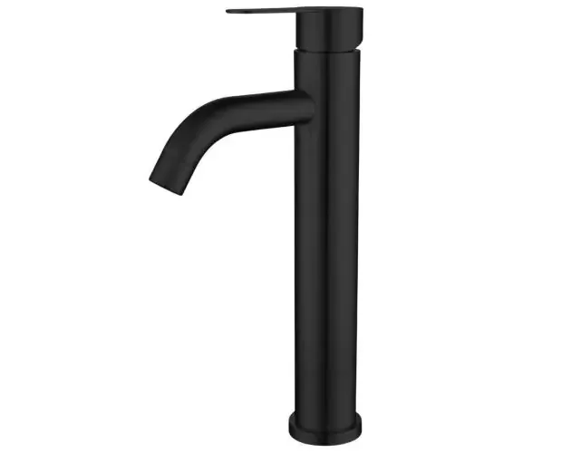 Ultimissimo Modello Grifo Lavabo Negro Mate Caño Alto – TUBE ALTUS COAL GRIFERS | Brico Depôt