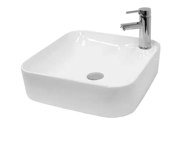 Ultimissimo Modello Lavabo sobre encimera – 435 x 435 x 125 mm blanco ecd germany | Brico Depôt