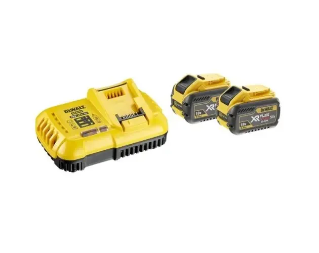 Ultimissimo Modello Pack de 2 baterías xr flexvolt 18v/54v 9ah/3ah + cargador rápido – Dewalt – | Brico Depôt