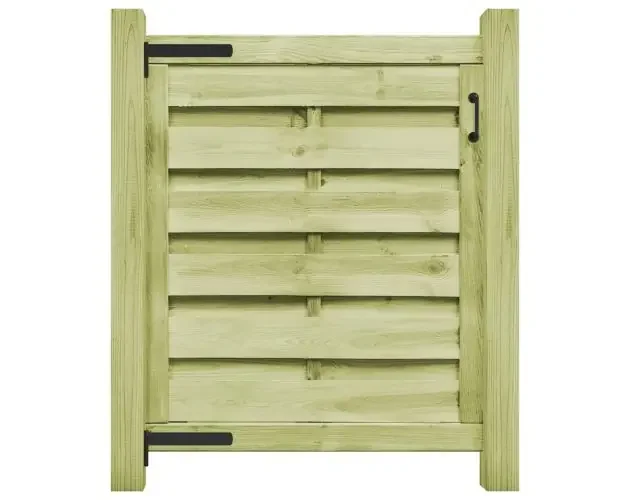 Ultimissimo Modello vidaXL puerta de jardín madera de pino impregnada verde 100×100 cm | Brico Depôt