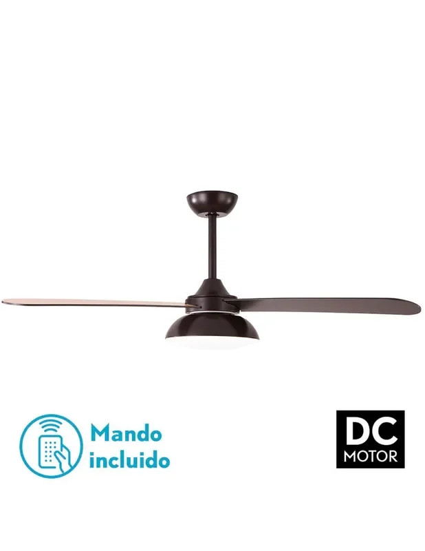 Umi Ventilador Marrón Fabrilamp
