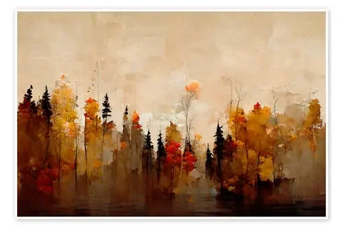 Un bosque en otoño de treechild