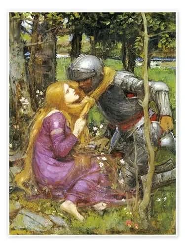 Un estudio para La Belle Dame sans Merci de John William Waterhouse Bridgeman Images
