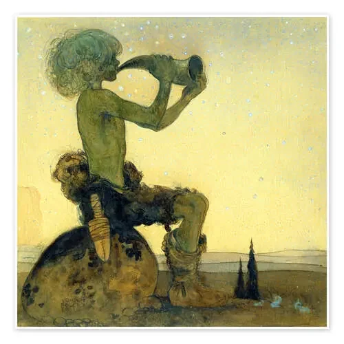 Un pastor hada, 1910 de John Bauer Bridgeman Images