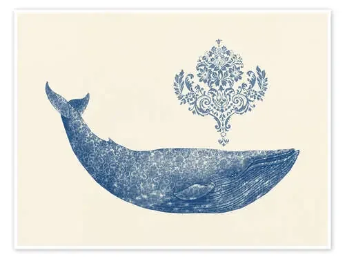 Una ballena de damasco de Terry Fan