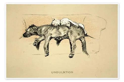 Undulation de Cecil Charles Windsor Aldin Bridgeman Images