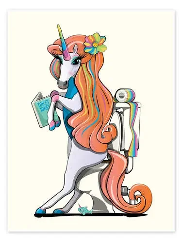 Unicorn on the Toilet de Wyatt9