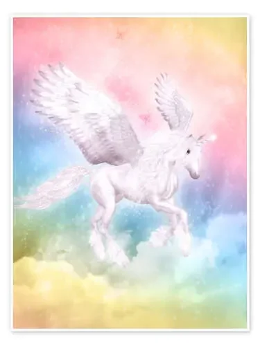 Unicornio Pegaso, gran sueño de Dolphins DreamDesign