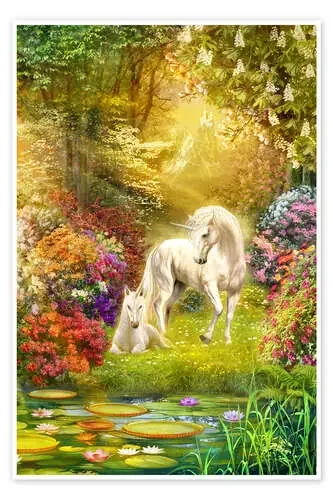 Unicornios en el jardín de Jan Patrik Krasny MGL Licensing