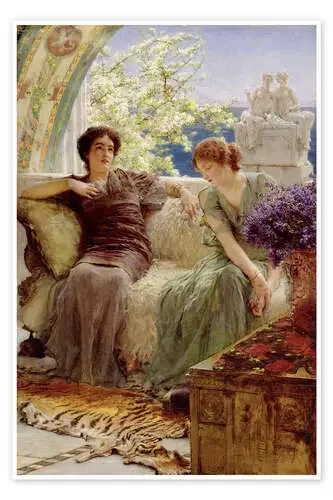 Unwelcome Confidence de Lawrence Alma-Tadema Bridgeman Images