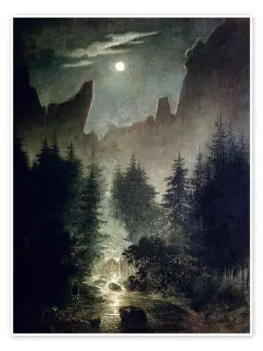 Uttewalder básico de Caspar David Friedrich Bridgeman Images