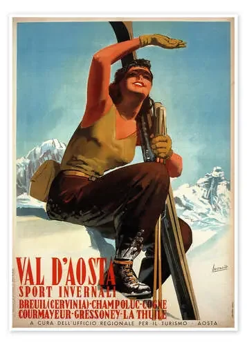 Val d‘Aosta de Vintage Ski Collection