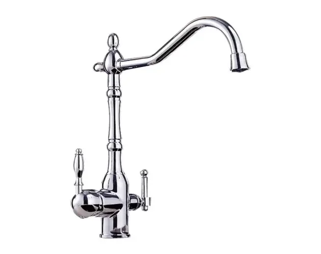 Valaz grifo de cocina osmosis 3 vías diseño vintage cromado | Brico Depôt Novità