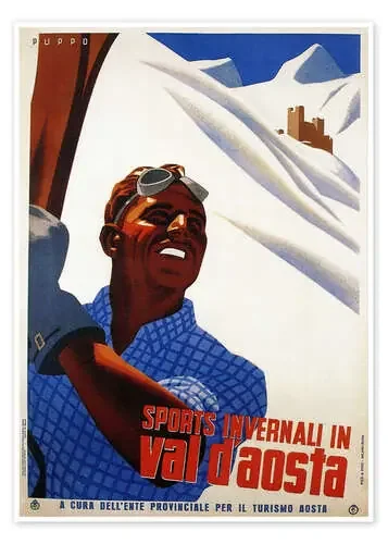 Valle de Aosta (italiano) de Vintage Ski Collection