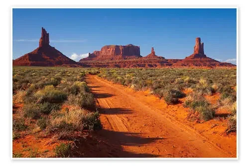 Valle rojo del monumento de David Wall Danita Delimont