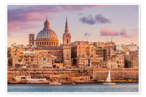 Valletta at sunset de Neale Clarke Robert Harding