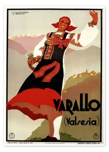 Varallo, Vercelli, Italy de Vintage Travel Collection