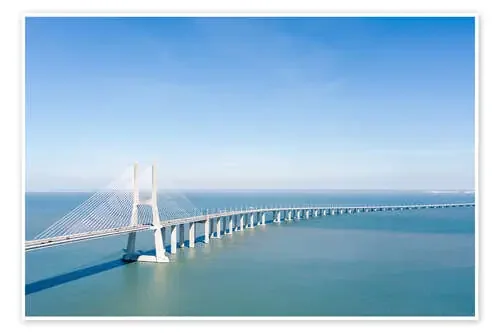 Vasco da Gama puente a Lisboa de Radu Bercan