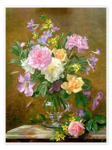 Vase of Flowers de Albert Williams Bridgeman Images
