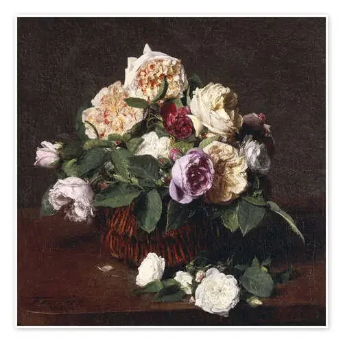 Vase of Flowers de Henri Fantin-Latour Bridgeman Images