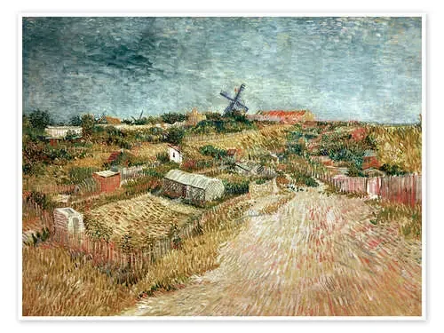 Vegetable Gardens in Montmartre, 1887 de Vincent van Gogh akg-images