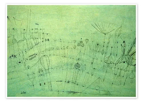 Vegetación Prehistórica, 1920 de Paul Klee Bridgeman Images