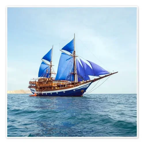 Velero vintage azul Editors Choice