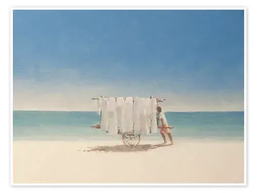 Vendedor playa cubana, 2010. de Lincoln Seligman Bridgeman Images
