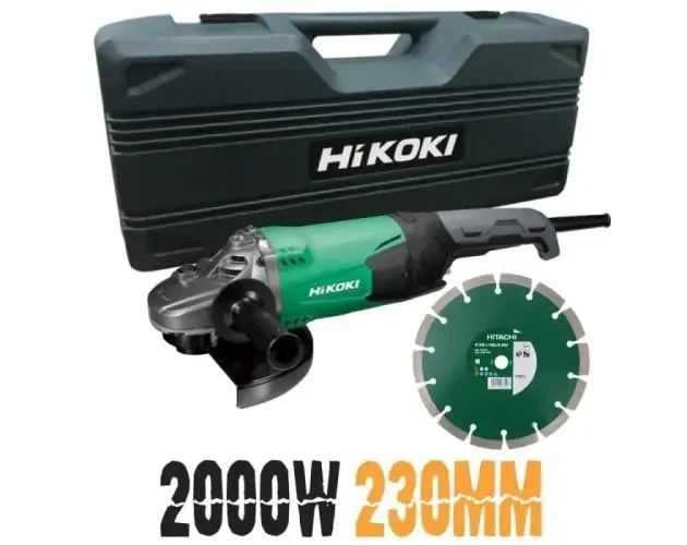 Vendita Finale Amoladora hikoki 2200w 230mm con estuche y disco | Brico Depôt