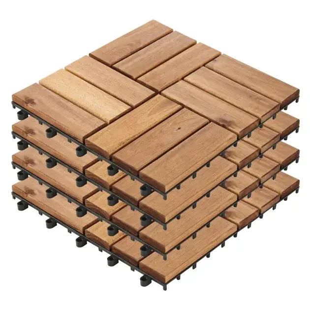 Vendita Finale Baldosa 30×30 cm acacia paquete 4 piezas | Brico Depôt
