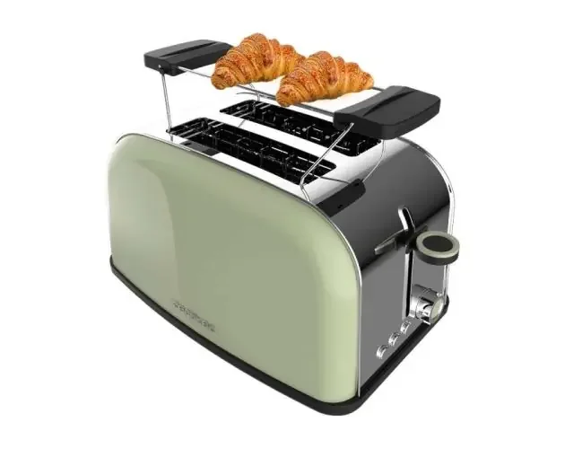Vendita Finale Cecotec tostadora vertical toastin time 850 verde | Brico Depôt