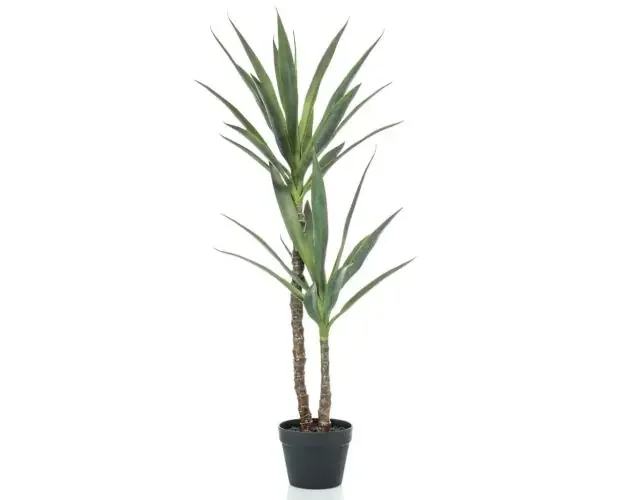 Vendita Finale Emerald planta de yuca artificial en maceta 110 cm | Brico Depôt