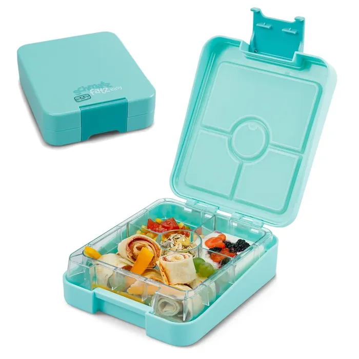 Vendita Finale Fiambrera junior 4 compartimentos schmatzfatz 18 x 15 x 5 cm Aguamarina