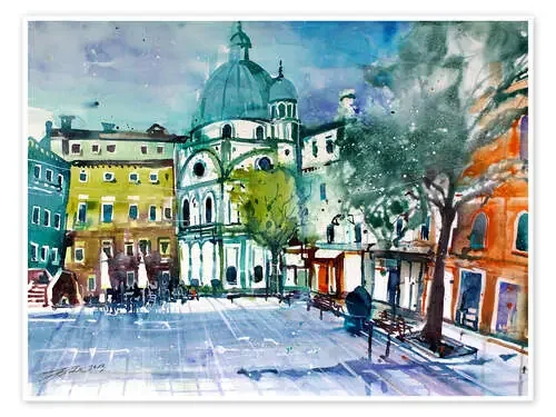 Venice, Santa Maria dei Miracoli de Johann Pickl