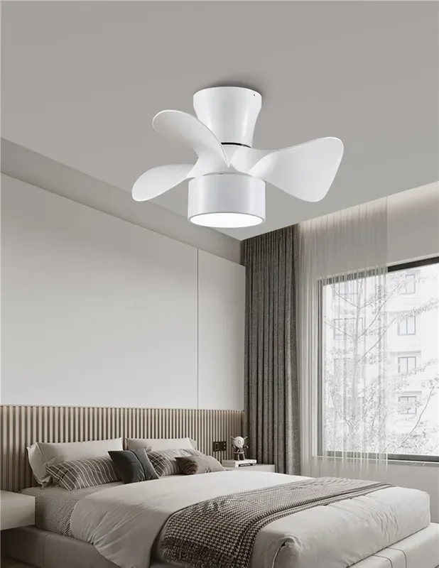 Ventilador DC Blanco Pequeños Espacios