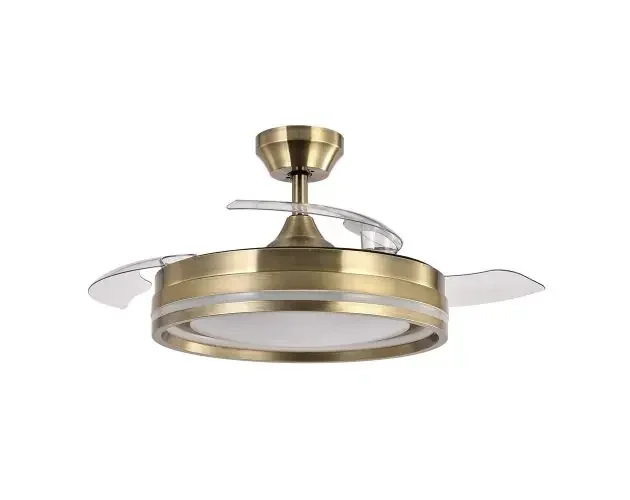 Ventilador de techo cerrato dorado cct regulable 49cm | Brico Depôt Consegna Rapida