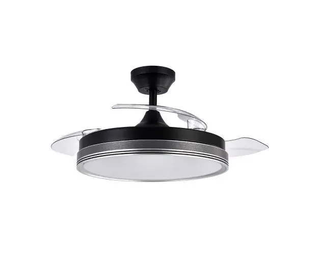 Ventilador de techo escarcha negro cct regulable 49cm | Brico Depôt Compra Online