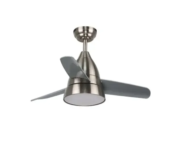 Ventilador de techo LED 24w niquel motor dc con mando a distancia | Brico Depôt Offerta