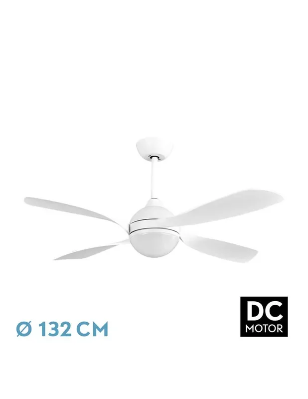 Ventilador Livorno Blanco Fabrilamp