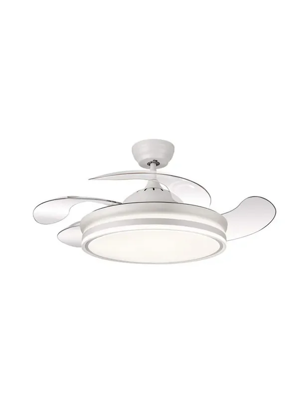 Ventilador Retráctil Blanco más Vendido 4 Aspas
